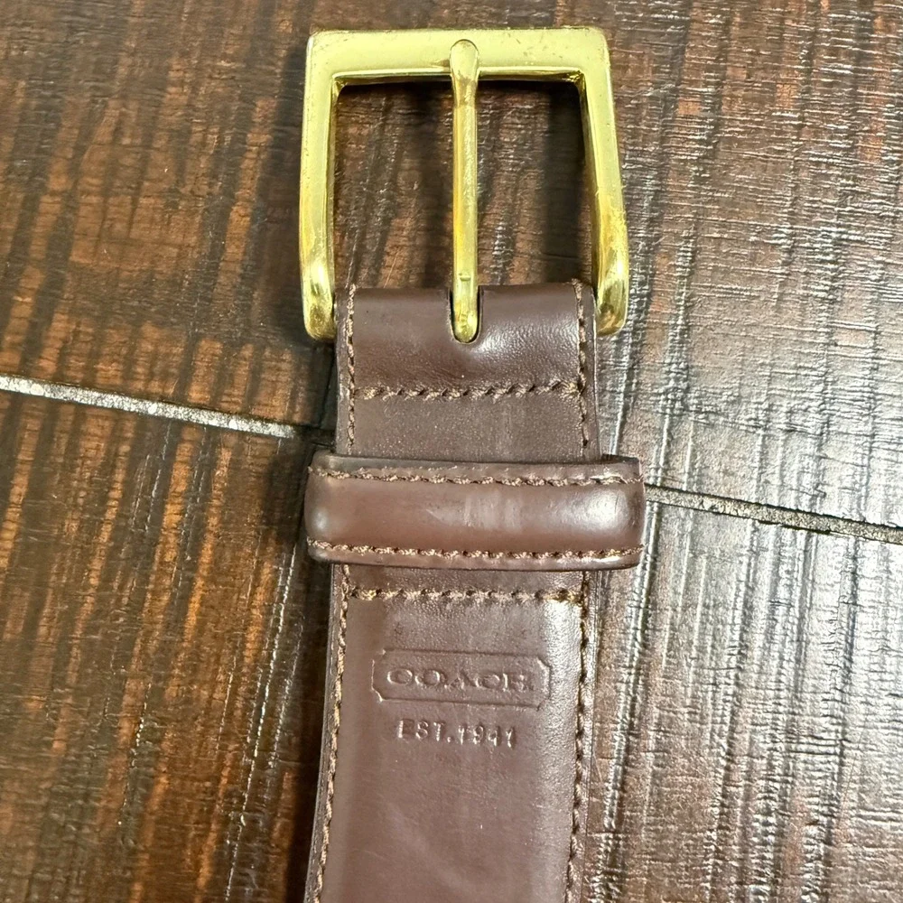 Coach mens belt